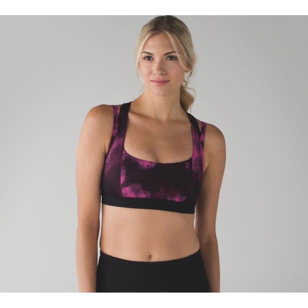 Lululemon Splendour Bra Blooming Pixie Raspberry … - image 2